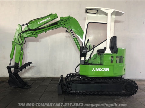 015.07 Mitsubishi MX35 Mini Excavator S/N E7D00694