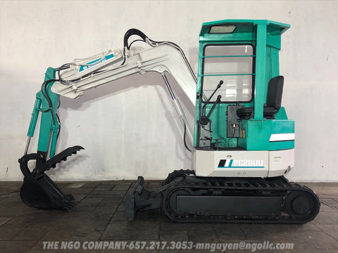 015.06 Komatsu PC28UU Mini Excavator S/N 3049