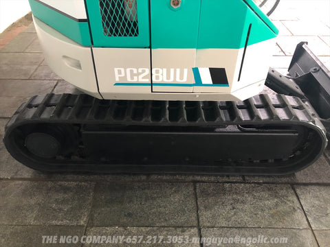 015.06 Komatsu PC28UU Mini Excavator S/N 3049