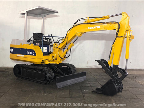 015.02 Komatsu PC10-5 Mini Excavator S/N 8572