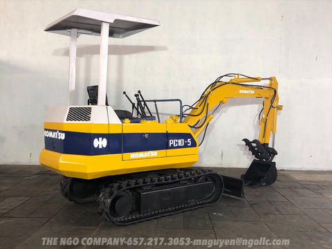 015.02 Komatsu PC10-5 Mini Excavator S/N 8572