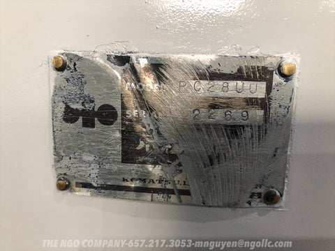 015.05 Komatsu PC28UU Mini Excavator S/N 2269