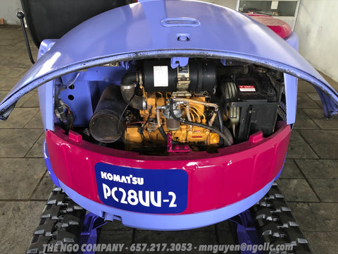 012.04 Komatsu PC28UU-2 Mini Excavator S/N 7660