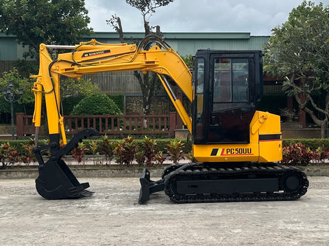 038.04 Komatsu PC50UU Mini Excavator S/N 5253 w/ Enclosed Cabin