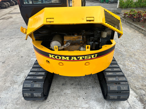 038.04 Komatsu PC50UU Mini Excavator S/N 5253 w/ Enclosed Cabin