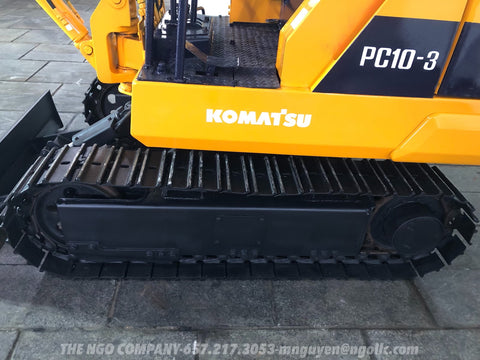 016.01 Komatsu PC10-3 Mini Excavator S/N 6657