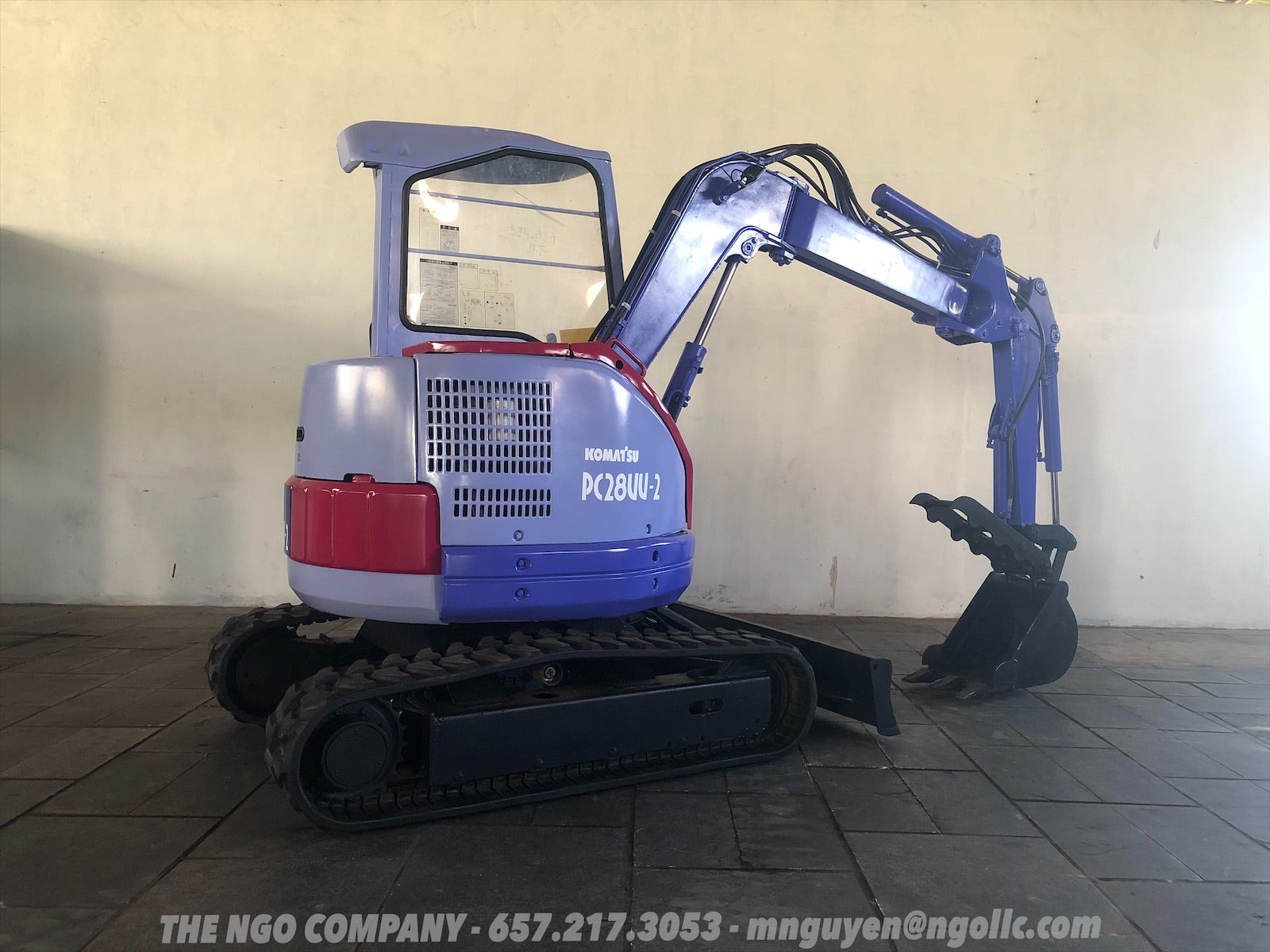 014.07 Komatsu PC28UU-2E Mini Excavator S/N 11412 – The NGO Company