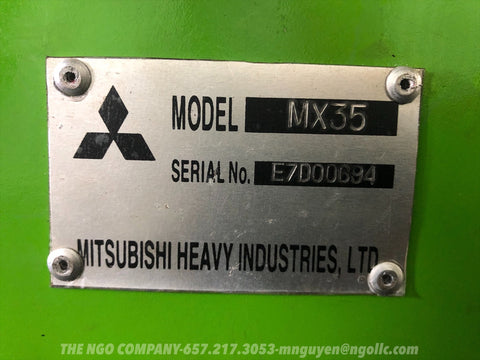 015.07 Mitsubishi MX35 Mini Excavator S/N E7D00694