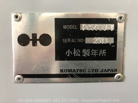 012.06 Komatsu PC38UU Mini Excavator S/N 2310